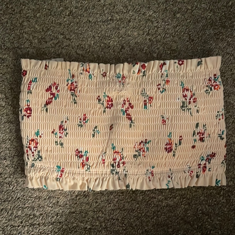 Xhilaration Floral Bikini Top